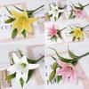 3d Fake Lily Flower Handcraft For Photography Wedding And House Decoration