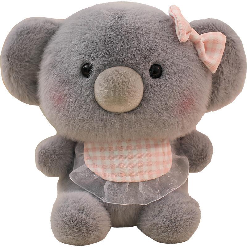 Cute Table with Dolls, Small Animals, Dolls, Plush Toys, Companion Dolls To Comfort Learning To Grab Dolls