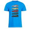 2026 Summer Unisexs Sedan Printed Round Neck Tshirt Vintage Classic 100 Pure Cotton Soft Breathable Neutral Short Sleeved Shirt