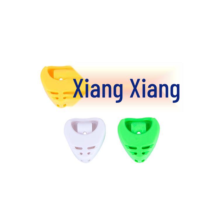 Heart-shaped Guitar Pick Box, Assorted Colors, Customizable, Portable Storage