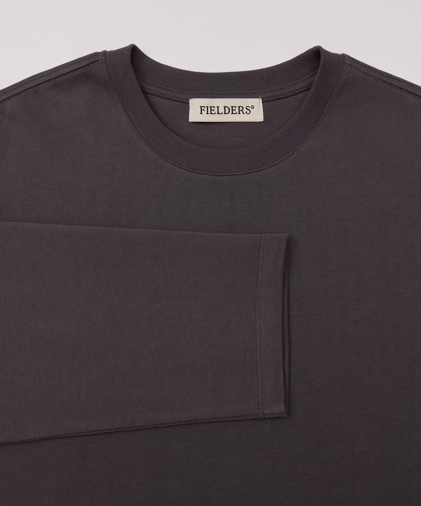 Pildeoseu Man Essential Long Sleeve Tee Charcoal