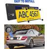Rear License Plate Holder Bracket for Mercedes-Benz 2007-, Back Bumper Tailgate Trunk Car Tag Frame Mounting Kit, Replaces: 1698170211, A0008101711