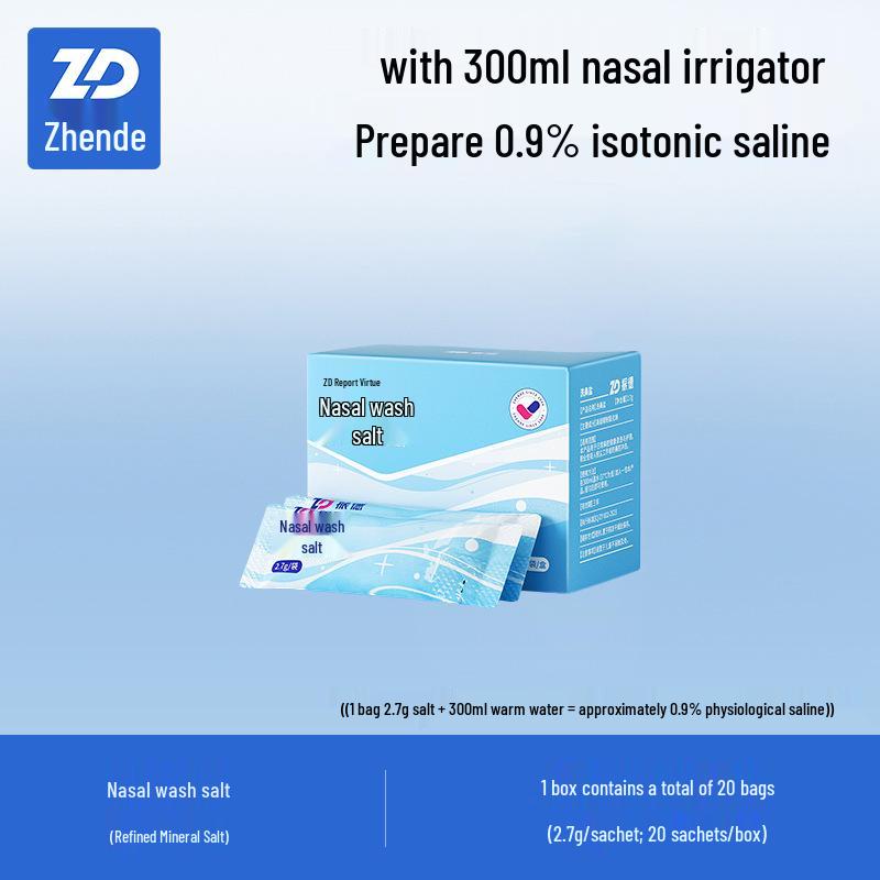 Zhende Ручной назальный ирригатор Солевой раствор для взрослых и детей