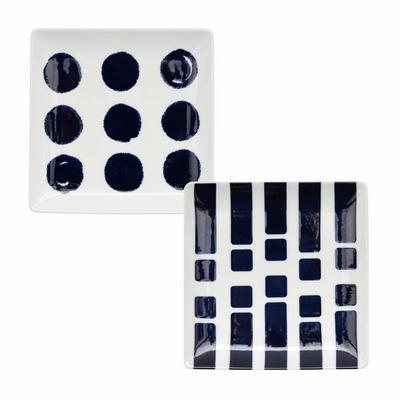 Natural69 Hasami Ware Set Swatch Square Plates Natural69 Hasami Ware Swatch Square Microwave and Dishwasher Made In Stylish and Nordic Japanese