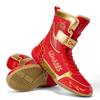 Professional Boxing Shoes, High-top Sanda Fighting Training Shoes, Non-slip, Breathable and Wear-resistant, Special for Muay Thai Fighting