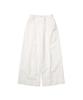 COTTON BELL Belt Cuff Wide Pants - White