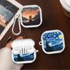 Clear Earphone Cases Cover With Hook Case For Samsung Galaxy Buds Live 4Pro 4 Pro 3Pro 2Pro 3 FE 2 Artistic Aesthetic Patterns