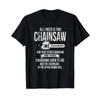 All I Need Is This Chainsaw T Shirt Funny Logger Vintage Washed Comfortable Versatile Breathable Graphic Slightly Casual