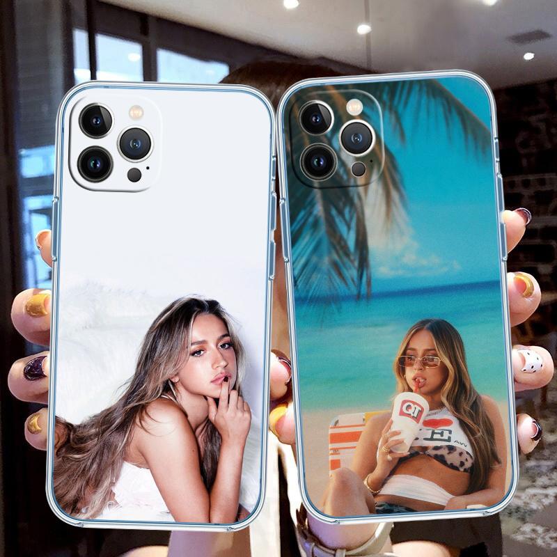 LO89 Tate McRae Soft Shell Transparent Phone Case for Samsung Galaxy A04 A04S A14 A23 A34 A54 M23 M33 M52 M53