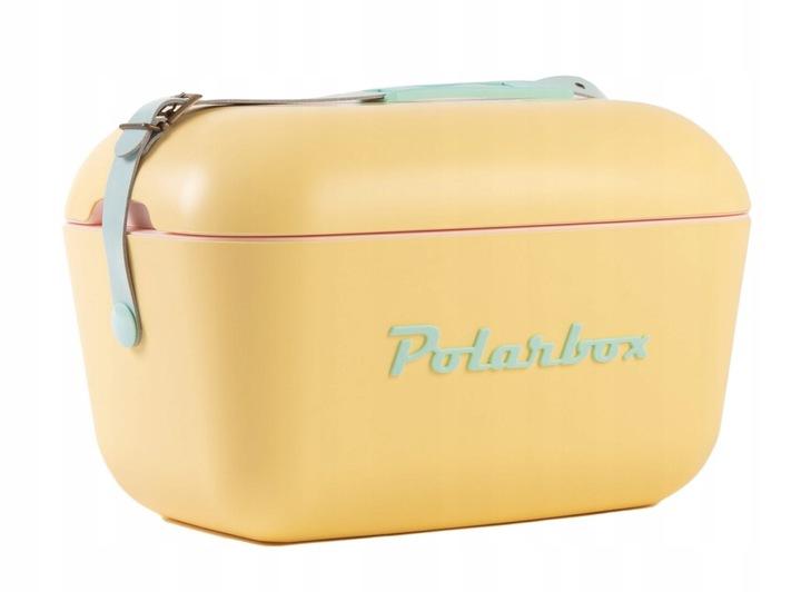 Polarbox Retro Koelbox - Geel – 20 Liter Inhoud – Duurzaam Geproduceerd