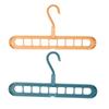 9 Hole Hanger Closet Storage Organizer Multifunctional Rotatable Space Saving Tool for Wardrobe