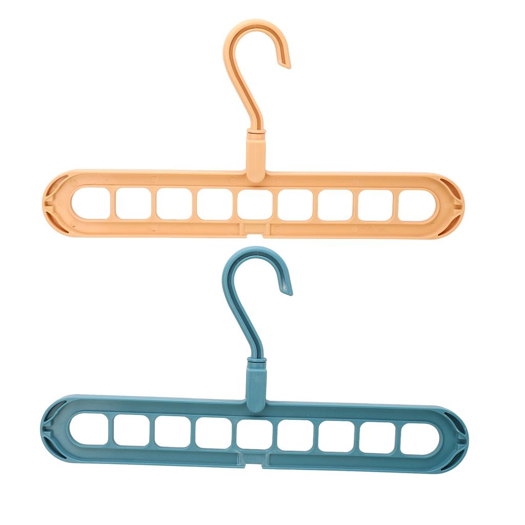 9 Hole Hanger Closet Storage Organizer Multifunctional Rotatable Space Saving Tool for Wardrobe