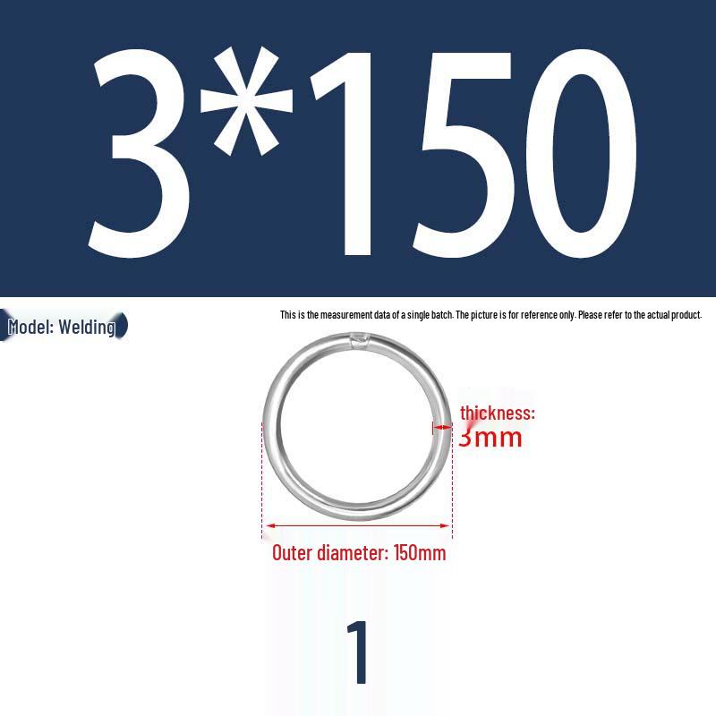 304 Stainless Steel Seamless O-Ring for Lifting and Hammock Yoga Connection