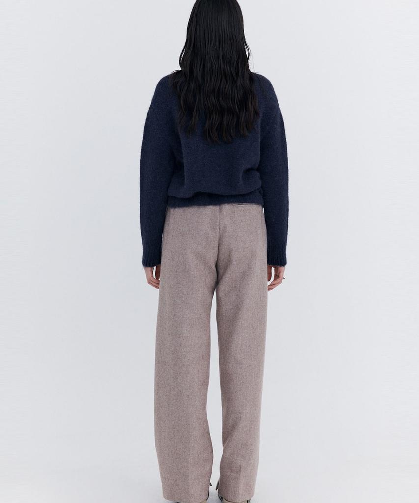 WNDERKAMMER Alpaca Boucle Knit Pullover_Navy