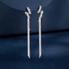 S925 Sterling Silver Long Tassel Earrings for Women - New 2025 Trend, Elegant & Luxurious Design.