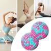 Balle de Fascia Matériau EVA Balle de Massage Plantaire Relaxation Yoga Ballon de Fitness Taille Dos Cou Étirement Balle de Fascia Soulagement Musculaire