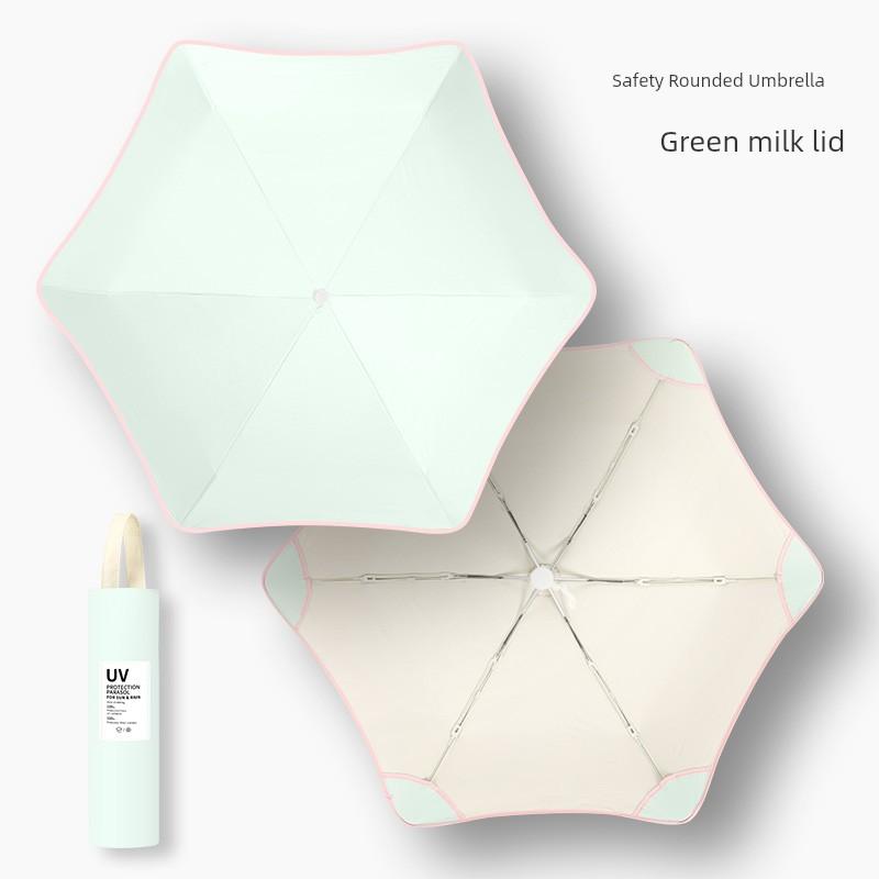 Safety Anti-Rebound Children's Umbrella Girls Primary School Students for School Boys Sunny and Rainy Dual-Use Foldable Fully Automatic Umbrella