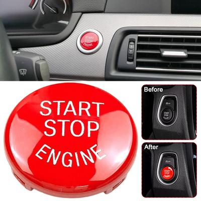 Car Engine Start Button Replace Cover Stop Switch Button Decoration For BMW 3 5 Series E90 E91 E60 E61 X5 E70 X6 E71 E72 Z4 F5K0