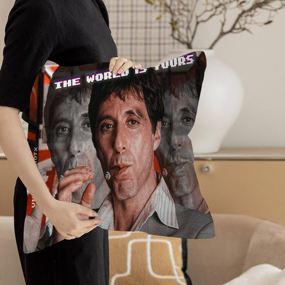 Movie S-Scarface Pillow Cover Design cushion Cover decor Holiday Decorati