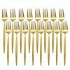8/16Pcs Stainless Steel Dinner Forks, Gold Tableware Fruit Steak Salad Forks, Suitable For Restaurant Banque Party