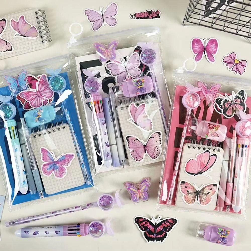 9 in 1 Student Stationery Set INS Office Stationery Kit Study Stationery Gifts Desk Accessories