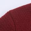Kaslead New Women clothes Western Style Three Buckles round Neck Knitted Long sleeve Sweater Outerwear Cardigan