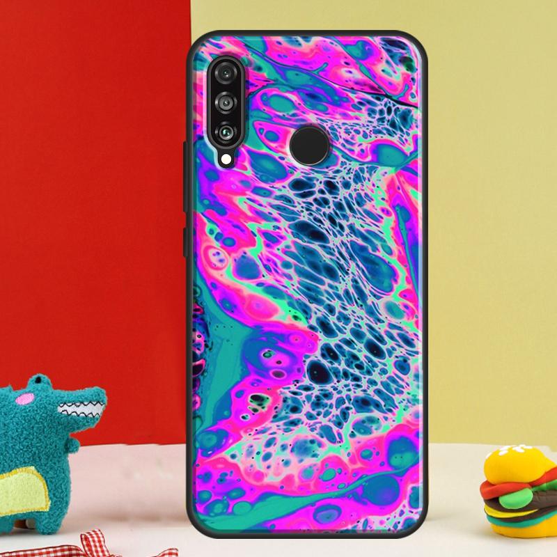 Psychedelic trippy abstract art For Huawei Nova 12s 12i 11i 8i 9 10 SE Y91 Y90 Y60 Y70 Y72 Y61 P20 P40 P30 Lite P60 Pro Case