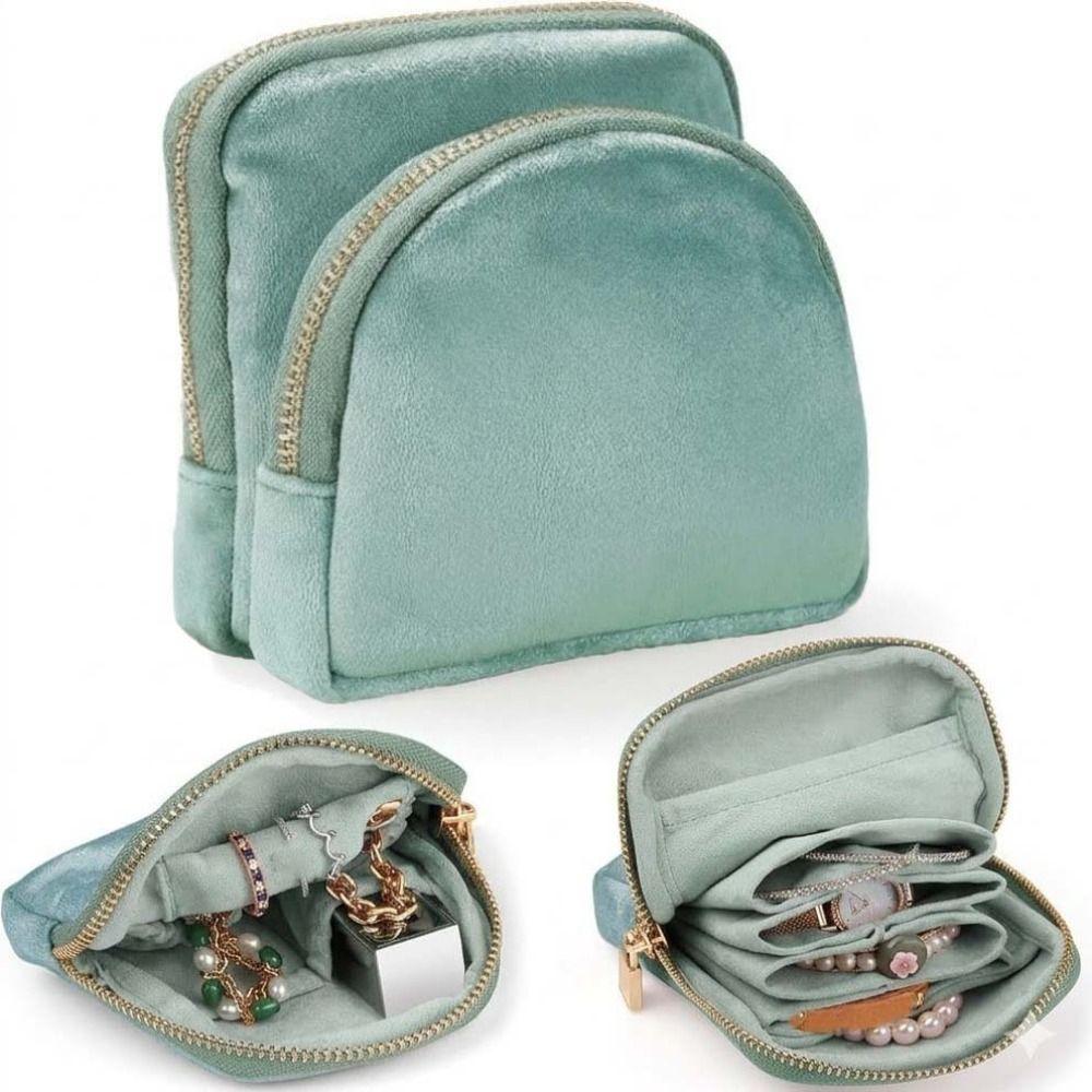 Magnetic Detachable Magnetic Jewelry Case Soft Velvet Detachable Velvet Pouch Daily Commuting