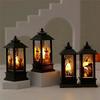 Halloween LED Electronic Pagoda Candle Light, Pumpkin Witch Skeleton Owl Decor for Home Party Desktop Mood Atmosphere, Cute Festival Gift Ornaments