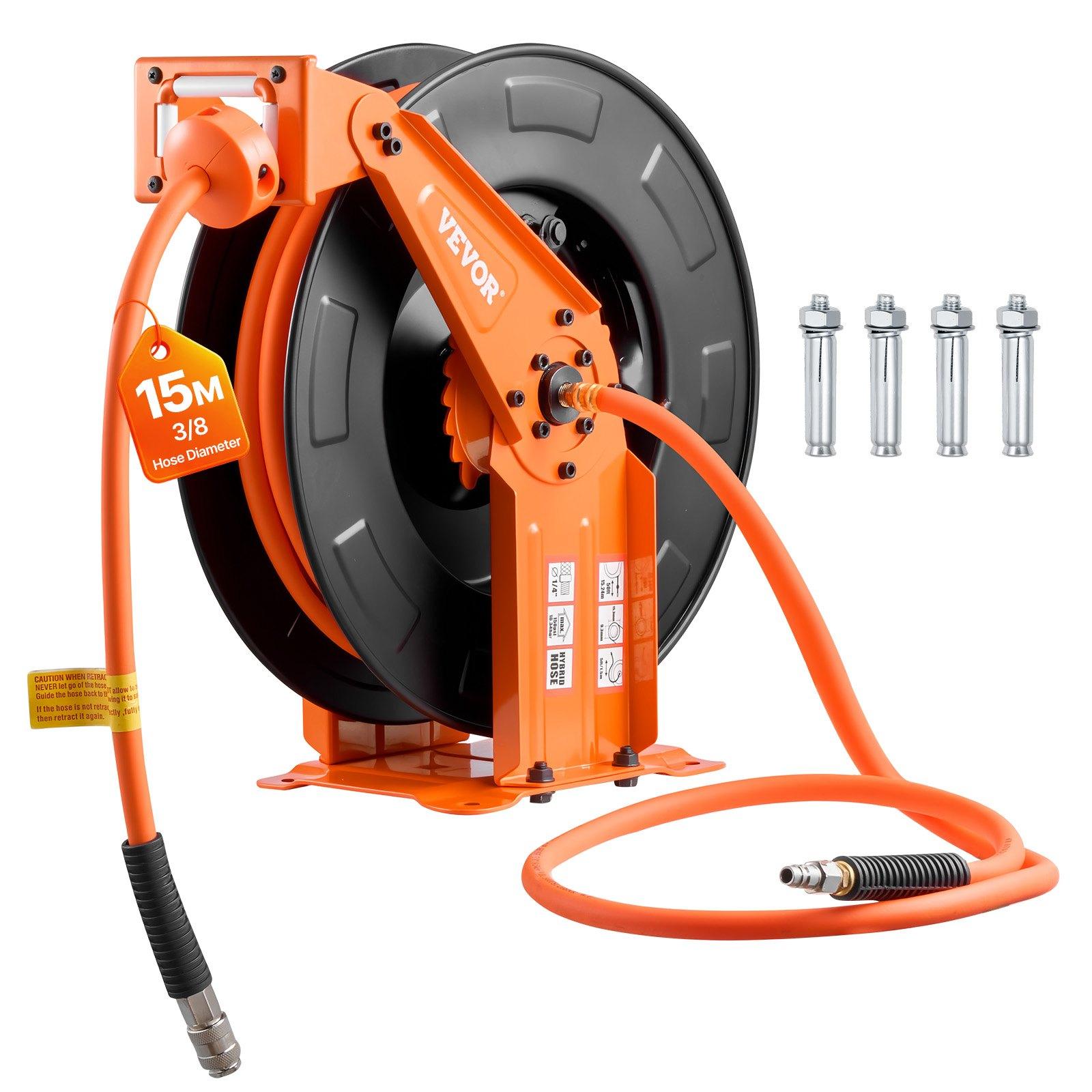 VEVOR Retractable Air Hose Reel, 15m
