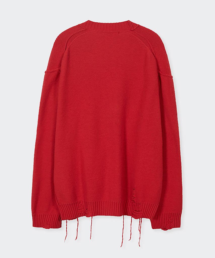 Mmic Flux Cardigan Red