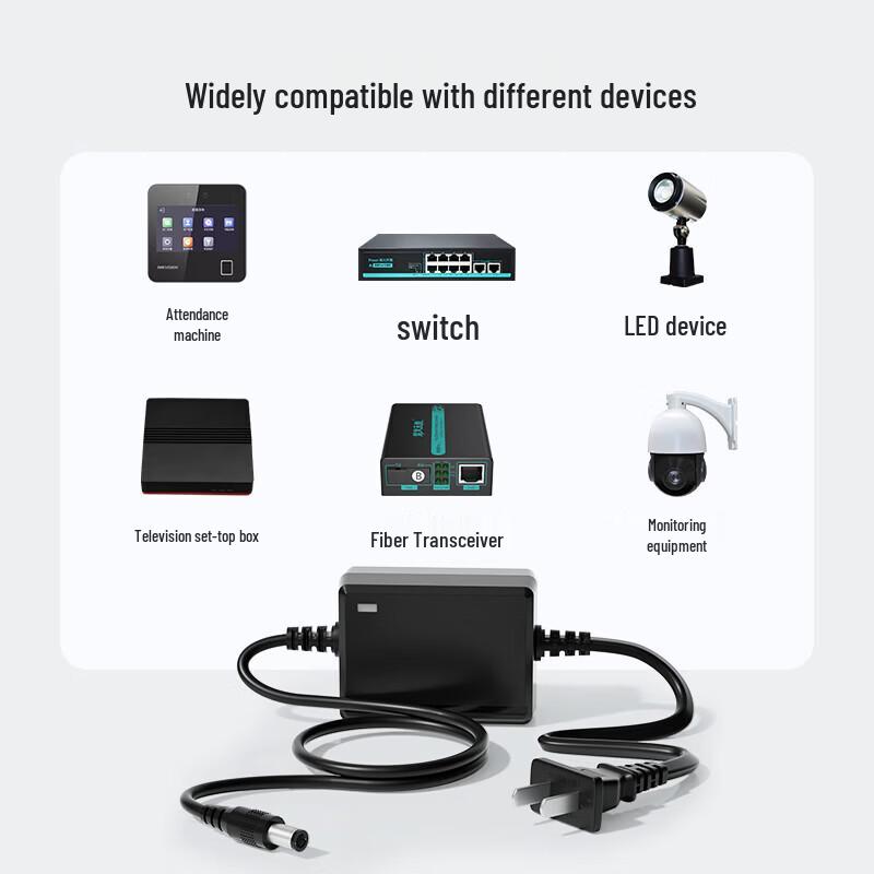 Rongweisheng Power Adapter for Fiber Optic Transceivers