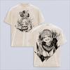 My Hero Academia Anime T-shirt Toga Himiko Vintage Y2k Washed Oversized T Shirt Summer Short Sleeve Cotton Tee Tops Men Clothing