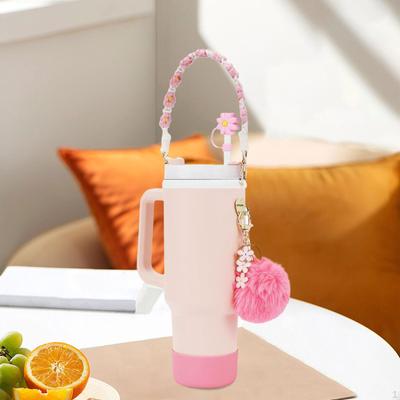 Cup Accessory Set Chain Keychain Charms Pendant for Wallet Travel