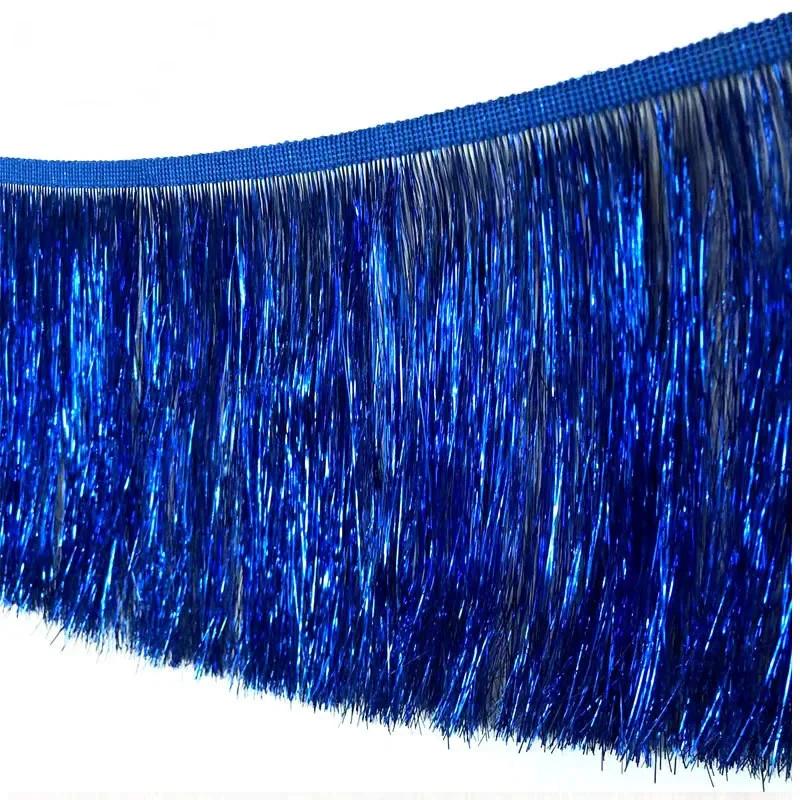 10 Yards 10/20cm Laser Shiny Tassel Fringe Trim Lace Ribbon Tassels Christmas Decor Curtains Dance Dresses Skirt Fringes Sewing