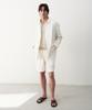 Jeilium Nicole Linen Drawstring Shorts Ivory
