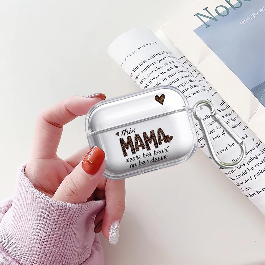 Mama Pattern Case For Airpods Pro3 1 Pro2 4 Pro 3 2 Clear Earphone Cases Cover Airpods Pro 2