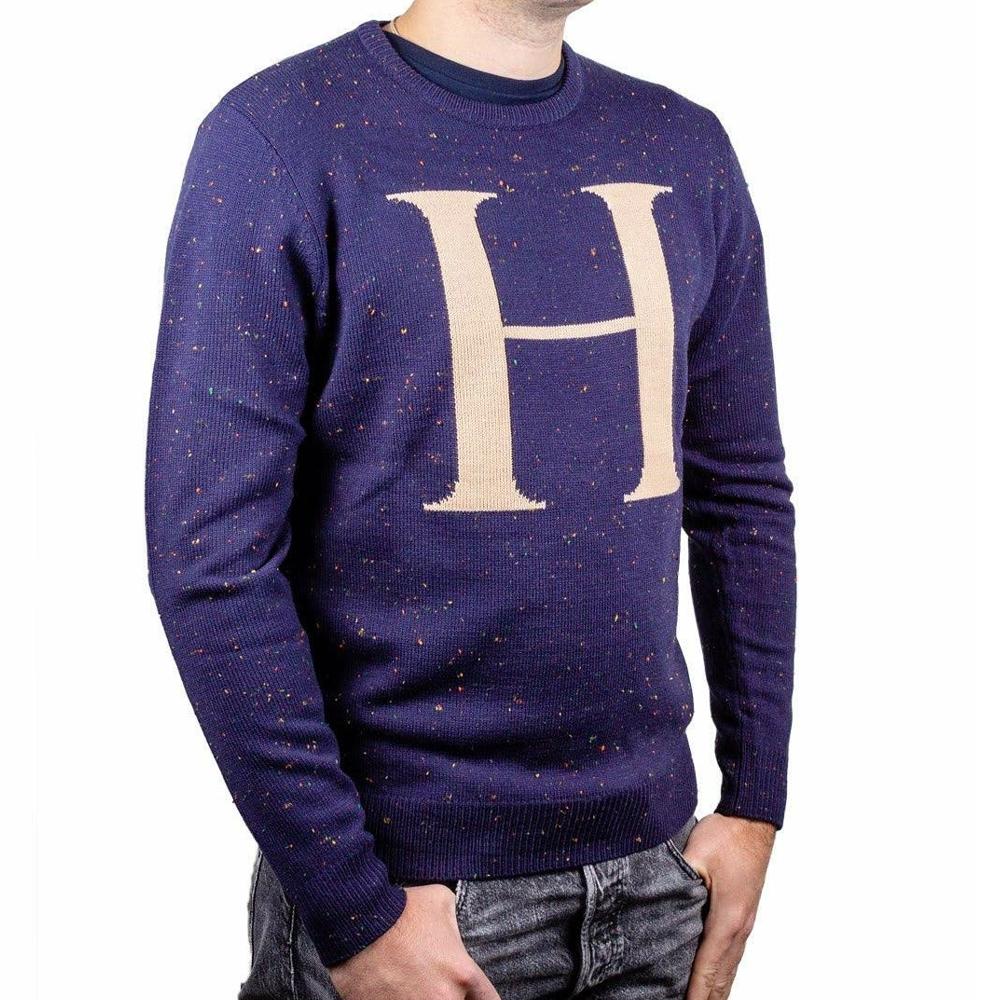 HARRY POTTER Mens Letter H Christmas Sweatshirt