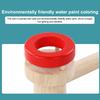Suspended Blow Ball Toy Colorful Animal Head Blow Pipe Toy Kids Interactive Game Toy