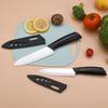 Ceramic Fruit Knife for Kitchen 3 4 5 6 Inch Chef Knife with Sheath Utility Slicing Cooking Tool for Vegetable Rustproof Zirconi