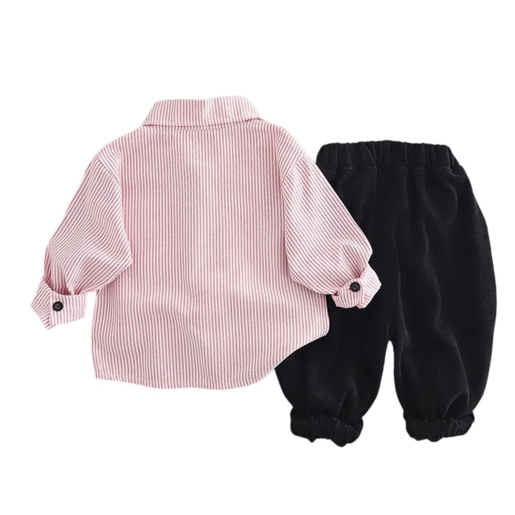 Barn Casual Långärmad Set, Bekväma Vardagskläder