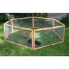 KERBL - Enclos extérieur pour rongeurs - Vario Bois - Grillage fin - Dimensions 120x120x59cm