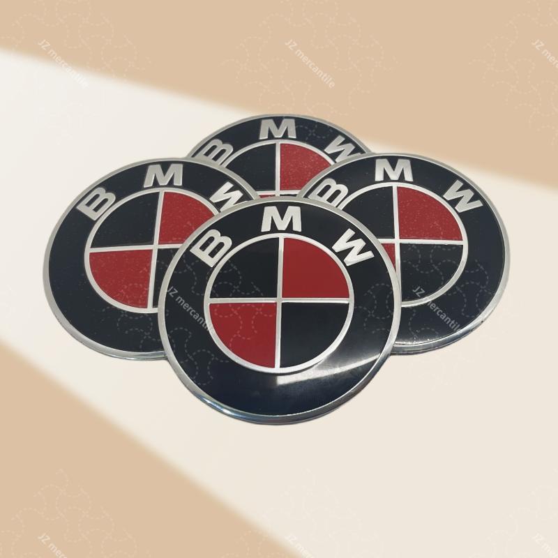 4pcs-60mm automobile wheel hub sticker logo rim cover badge For BMW X1 X3 X5 X6 Z4 M2 M3 M4 modified hub center sticker