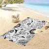 Pentagram Supernatural Print Beach Towel, Large Soft Quick Dry Towel for Beach Camping Swimming