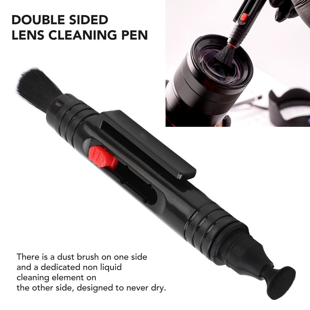 Lens Cleaning Pen with Unique Tip Dual Sided Camera Screen Cleaning Pen for LCD Display Sensors DSLR Camera