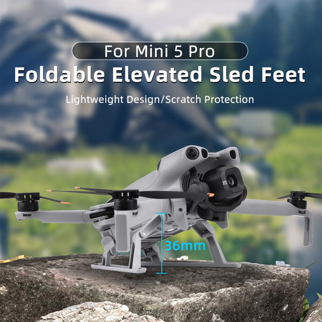 Landing Gear 36MM Expansion Kit for DJI Mini 5 Pro Accessories Foldable Quick Release Height Protector Extended Leg MountSupport