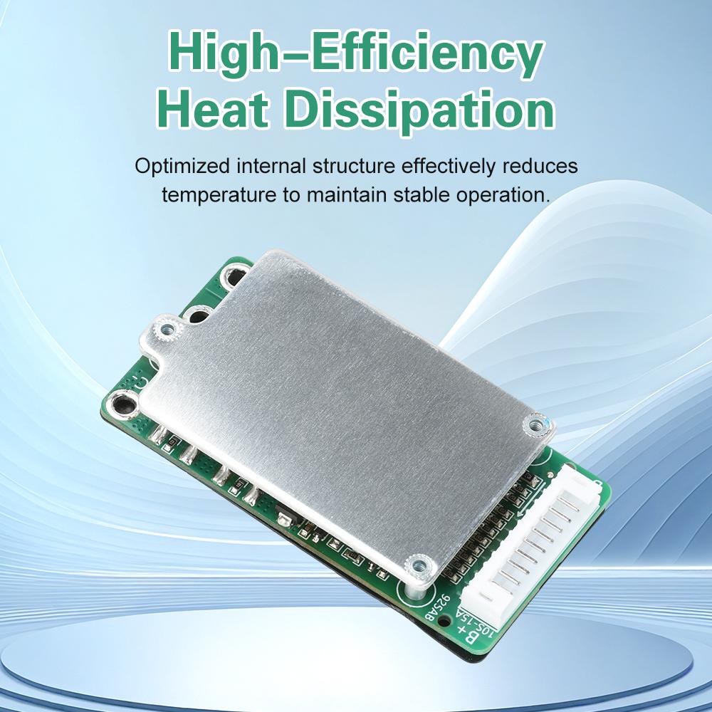 BMS 10S 36V 15A Li-Ionen Lipolymer 18650 Akku Ladeplatine Kurzschlussschutz Gemeinsamer Port Für Ebike Escooter