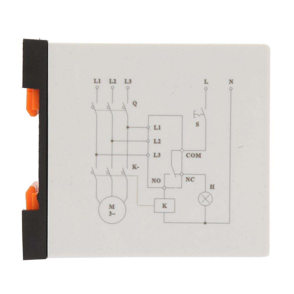 Mini Size TG30S Phase Sequence Relay Guide Rail Installation Sequence Protector Voltage Detection