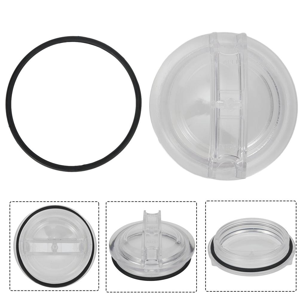 Threaded Cap O-ring Spas Yard Garden Exquisite Polycarbonate Pool Pump Lid Pool Equipment Threaded Strainer Lid