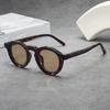 Round Small-Frame Premium Unisex Sunglasses Fashionable Uv Protection Shades